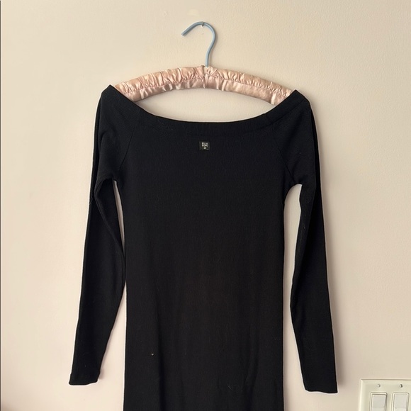 Billabong Black Maxi Long Sleeve Sheath Dress - Picture 3 of 4